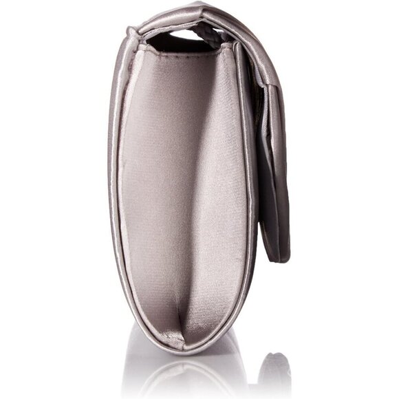 ❤️Angel Satin Tuxedo Flap Evening Clutch for Women - Picture 3 of 6